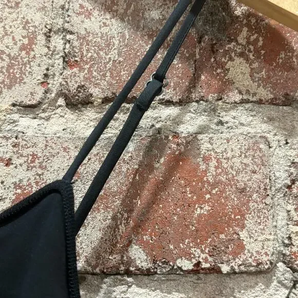 THEORY Silk Rib-knit Waist Midi-dress In Black Size Small - Picture 9 of 10